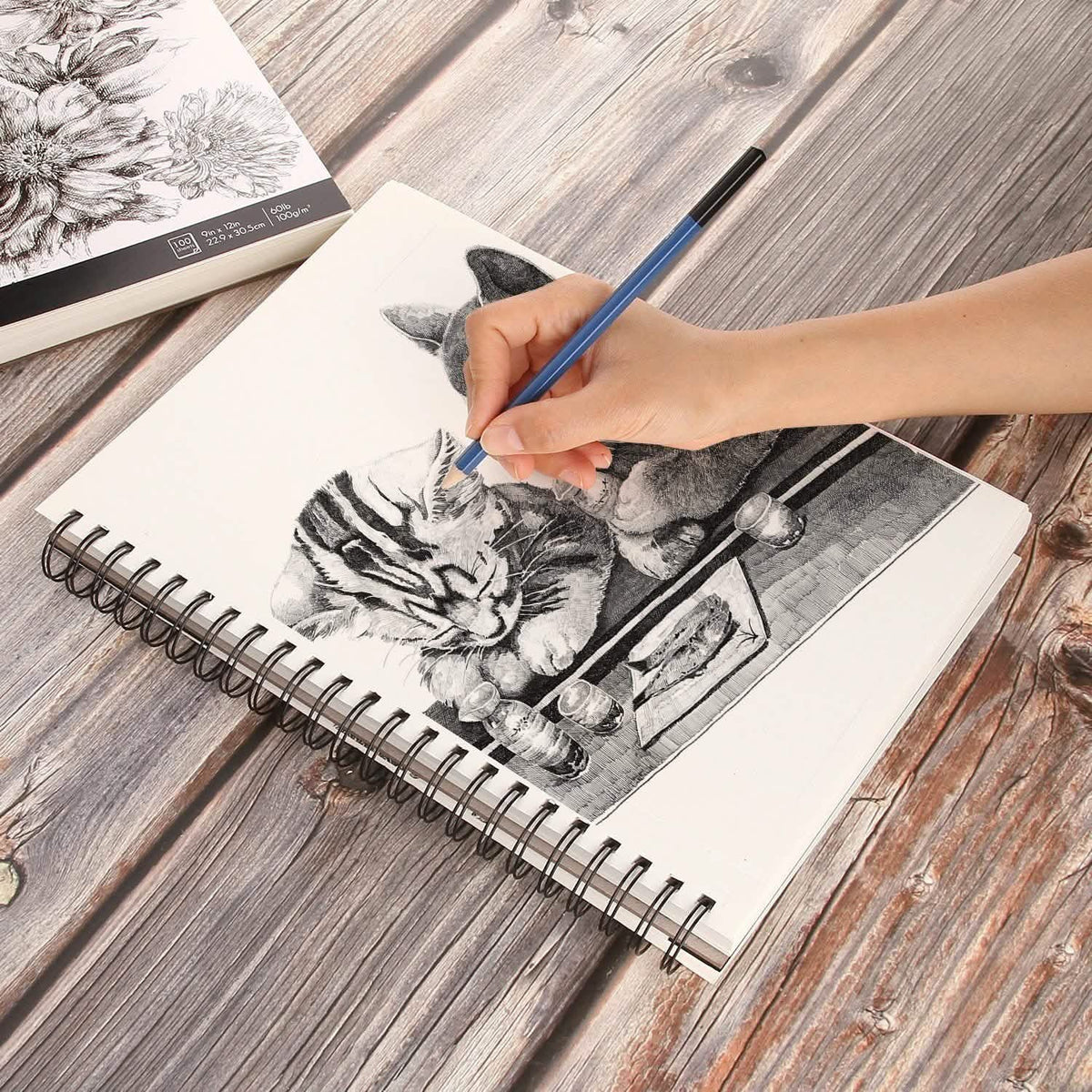2-Pack 100-Page Art Sketchbooks