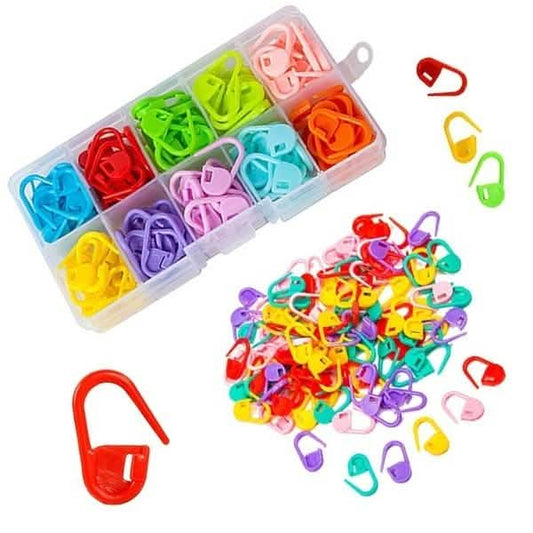 120-Pack Colorful Plastic Locking Stitch Markers