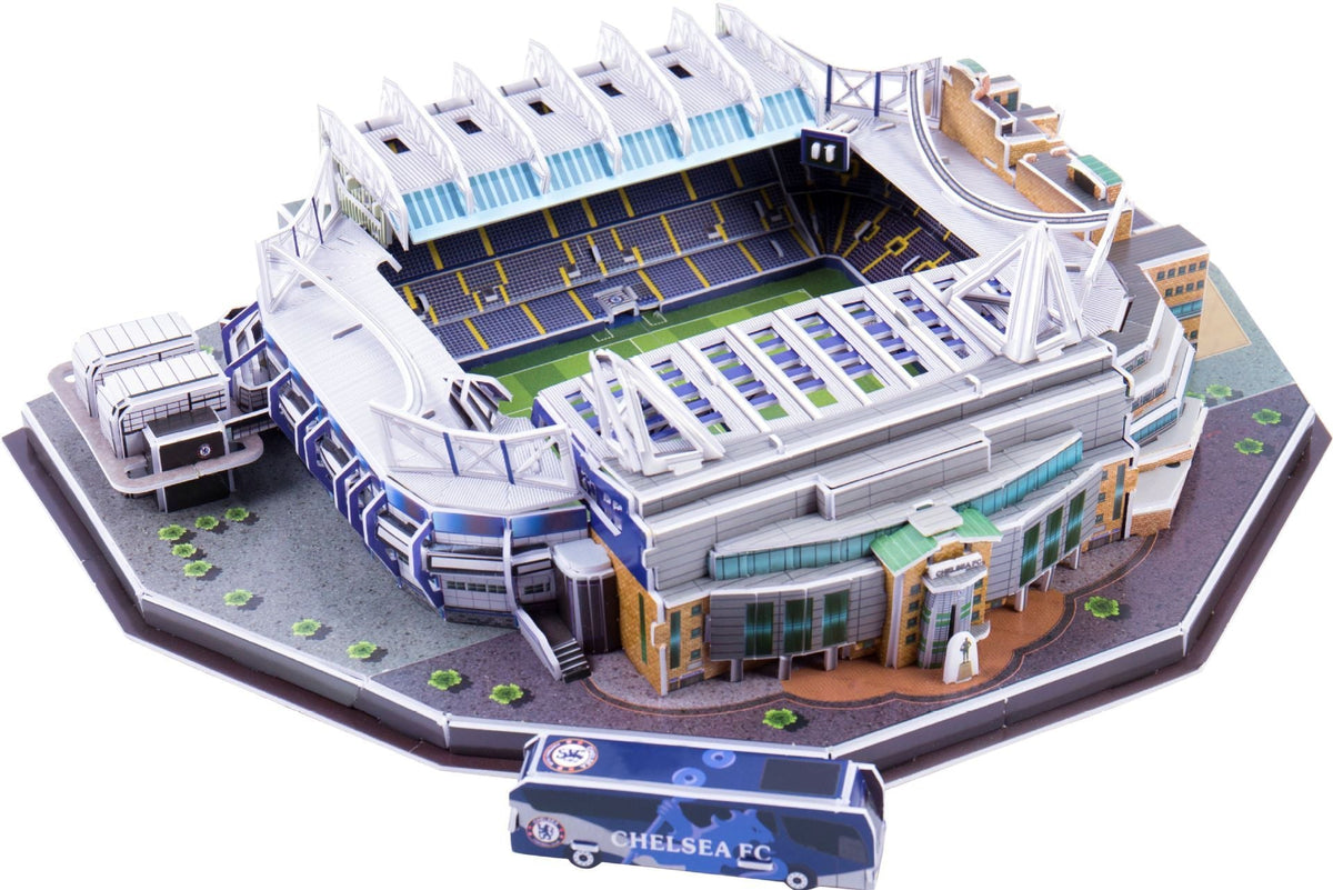 3D Football Stadium Jigsaw Building Model