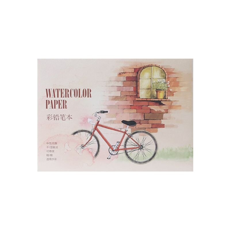12-Sheet A5/A6 Watercolor Sketchbook