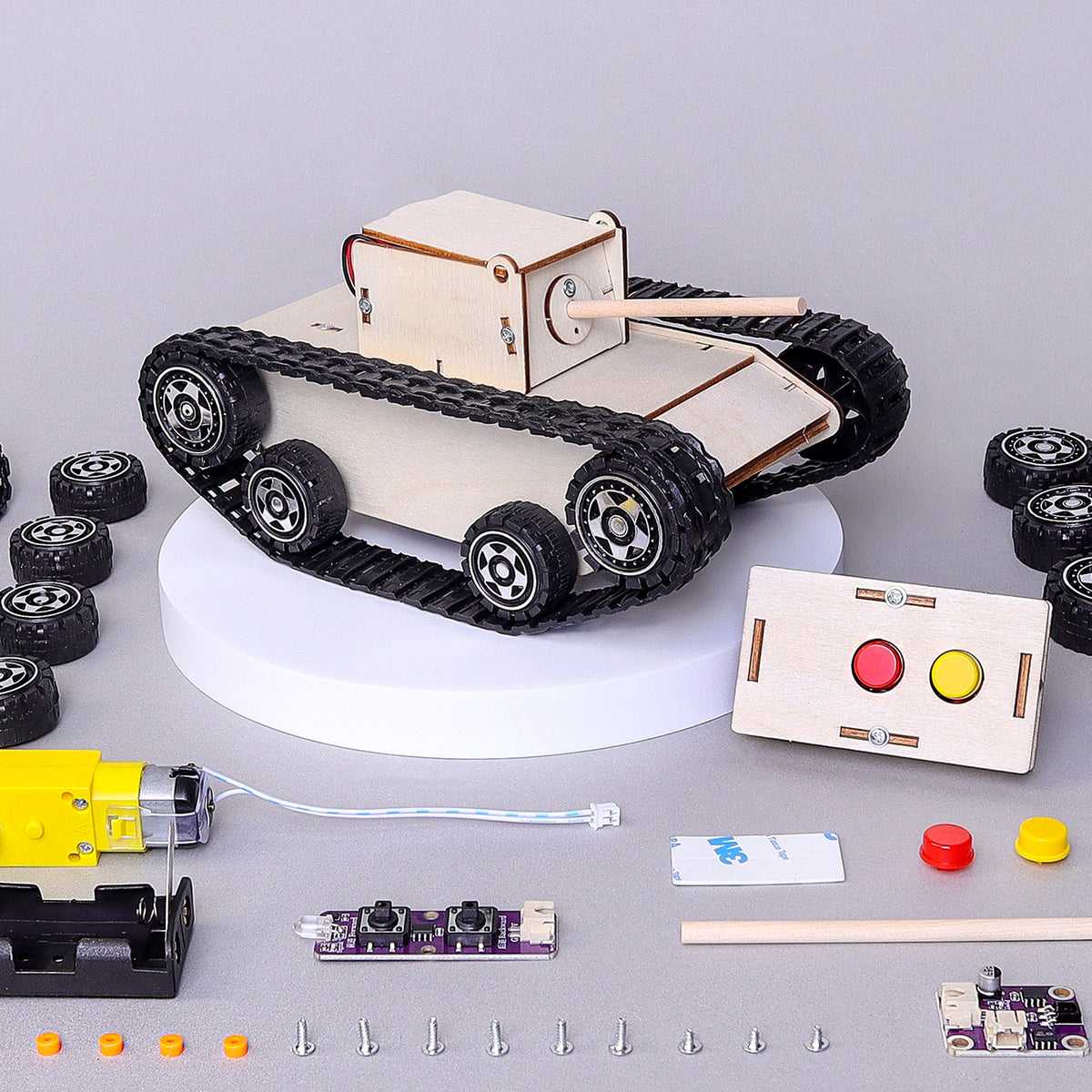 Remote-Controlled Tank DIY STEM Kit
