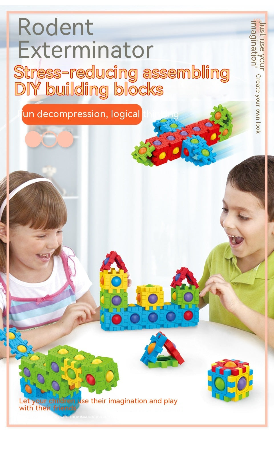 3D Building Blocks Assembly Puzzle Toy