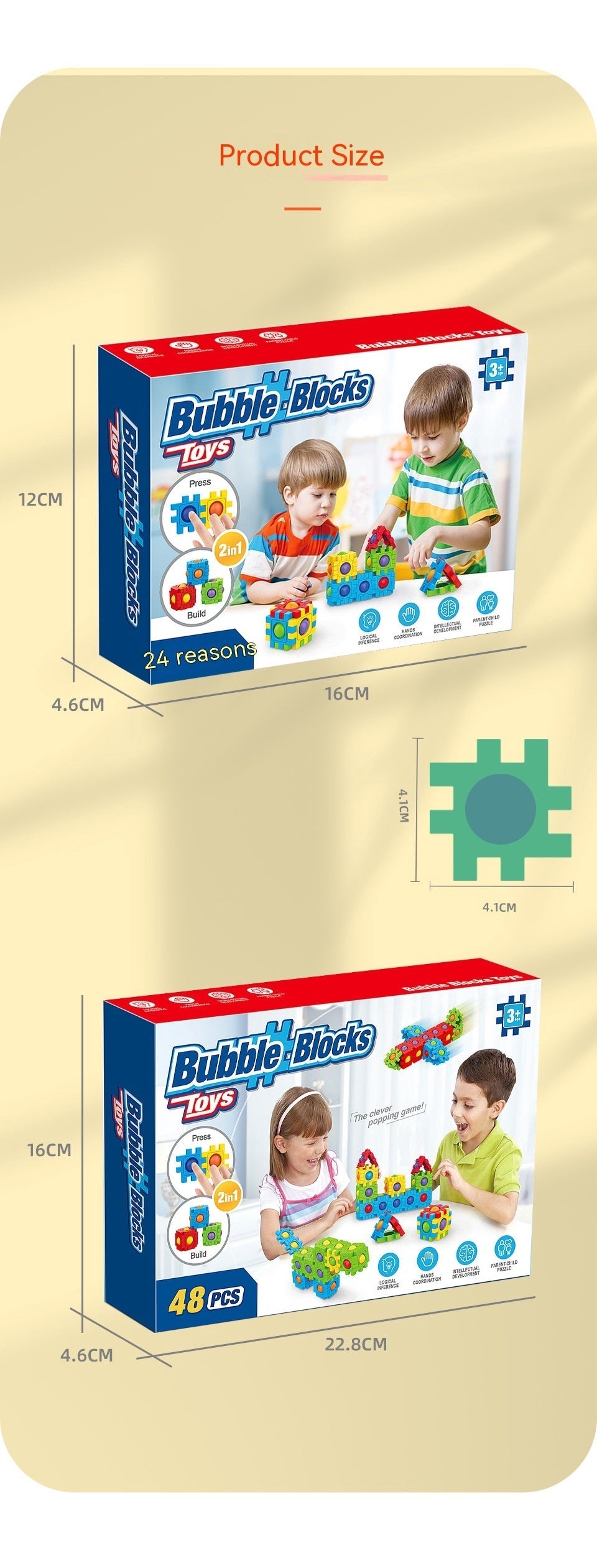 3D Building Blocks Assembly Puzzle Toy