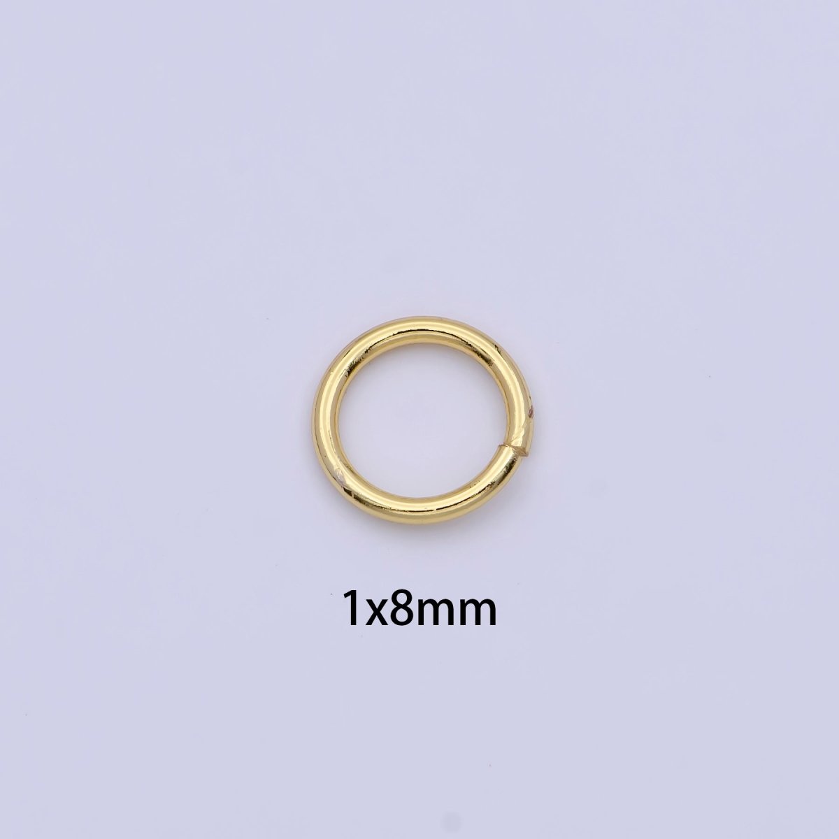 24K Gold Filled Jump Rings 5-8mm