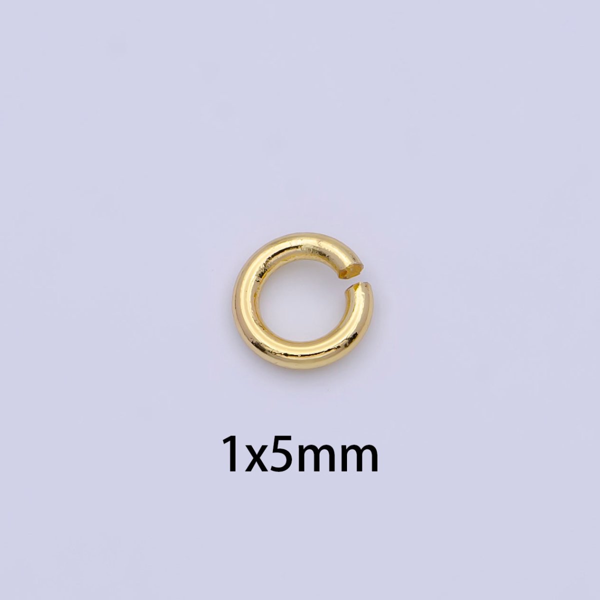 24K Gold Filled Jump Rings 5-8mm