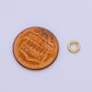 24K Gold Filled Jump Rings 5-8mm