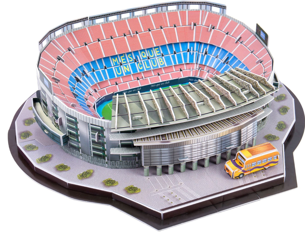 3D Football Stadium Jigsaw Building Model