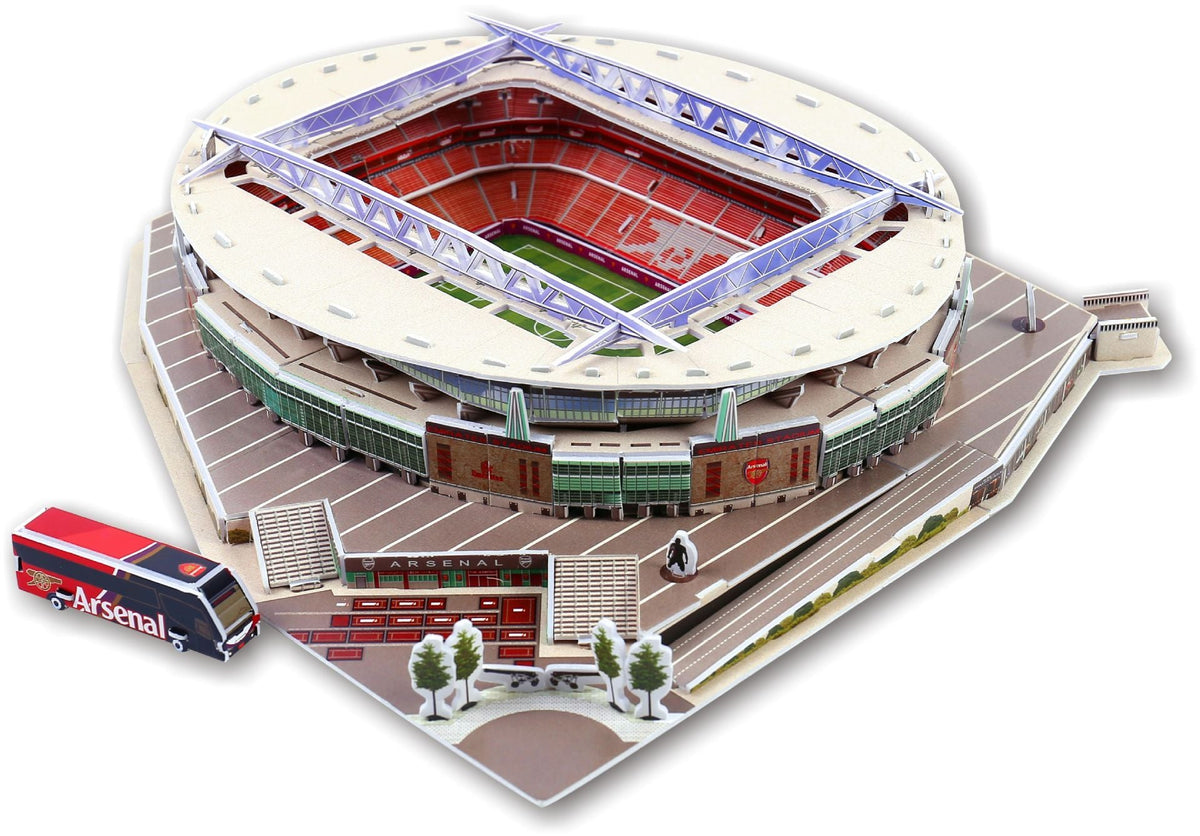 3D Football Stadium Jigsaw Building Model