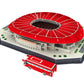 3D Football Stadium Jigsaw Building Model