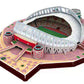 3D Football Stadium Jigsaw Building Model