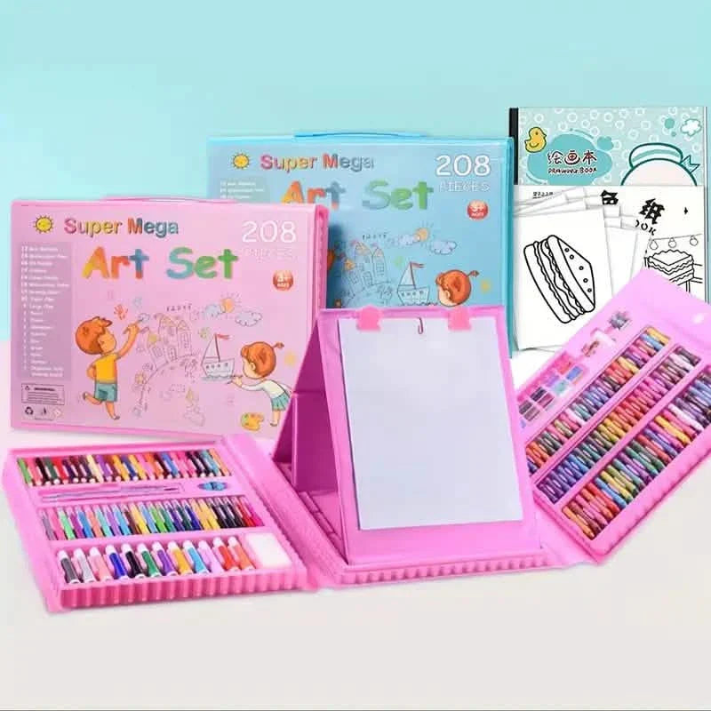 208-Piece All-in-One Art Supplies Set