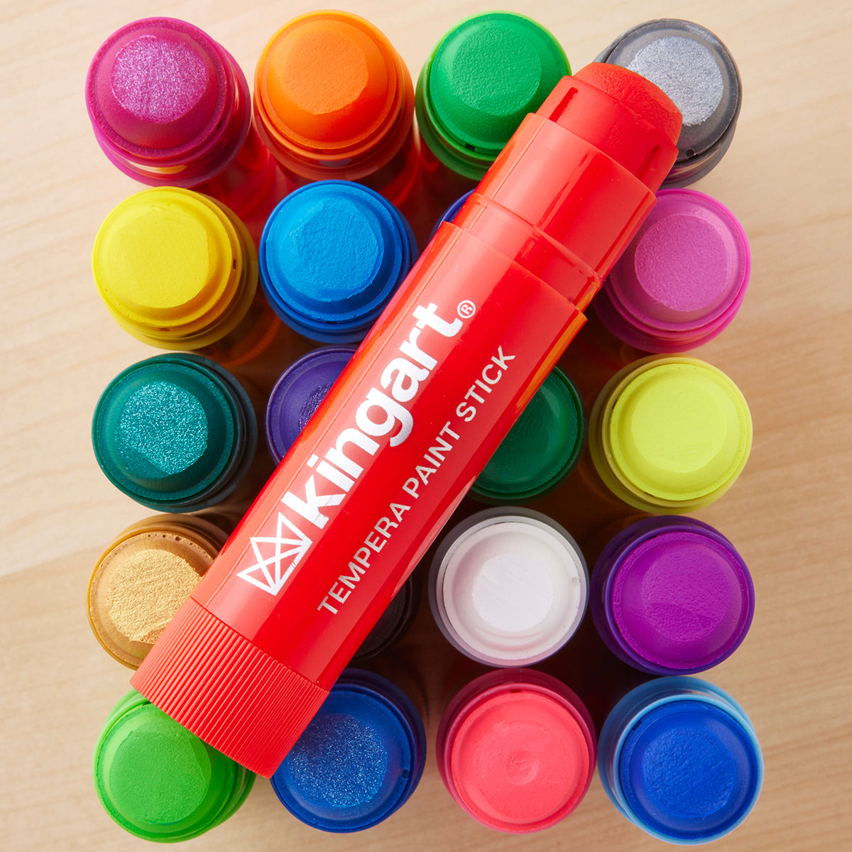 60-Color Tempera Paint Sticks