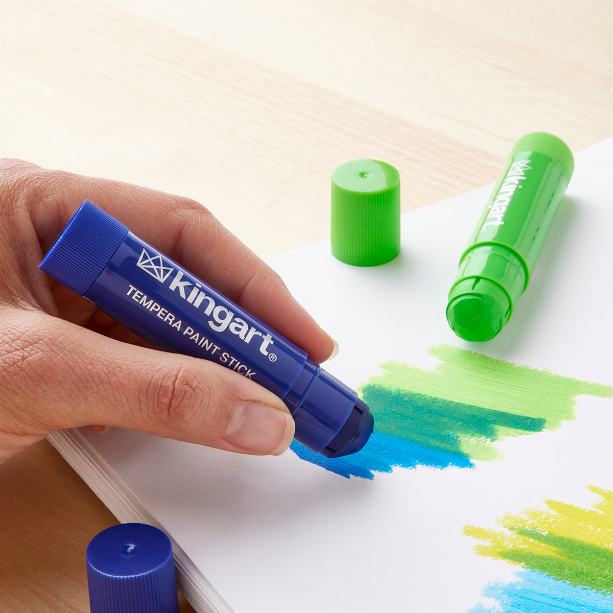 60-Color Tempera Paint Sticks