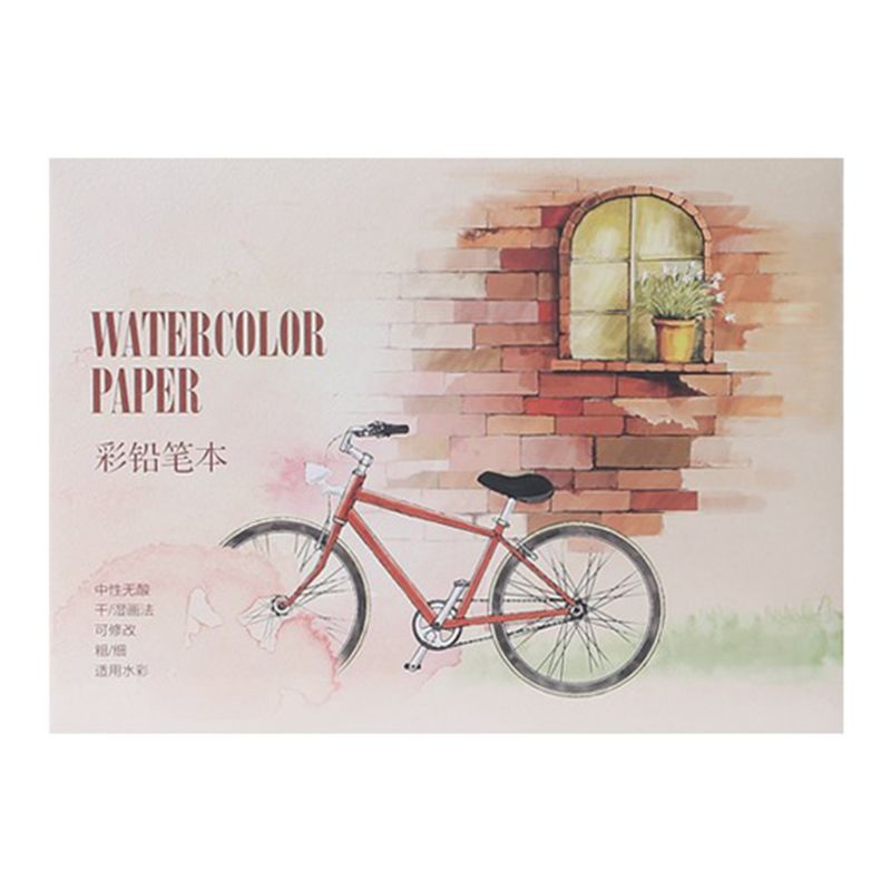 12-Sheet A5/A6 Watercolor Sketchbook
