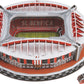 3D Football Stadium Jigsaw Building Model