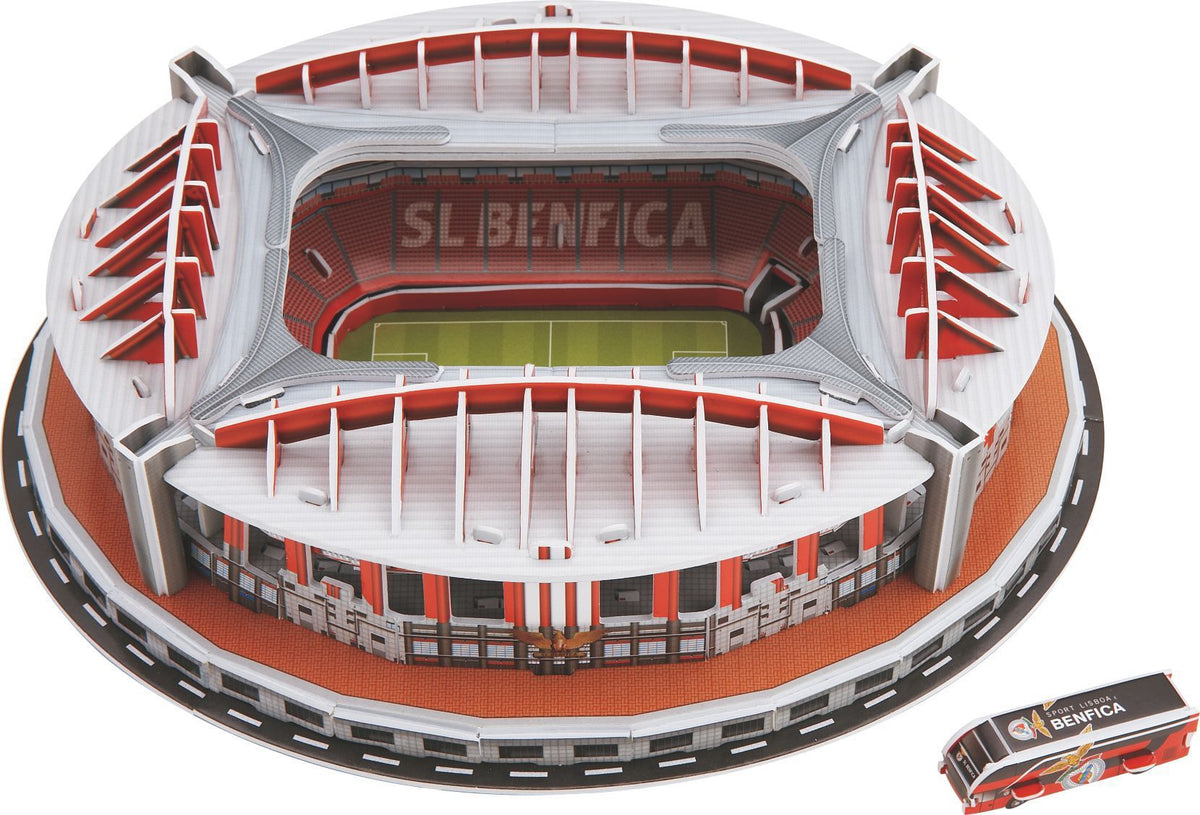 3D Football Stadium Jigsaw Building Model