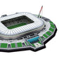 3D Football Stadium Jigsaw Building Model