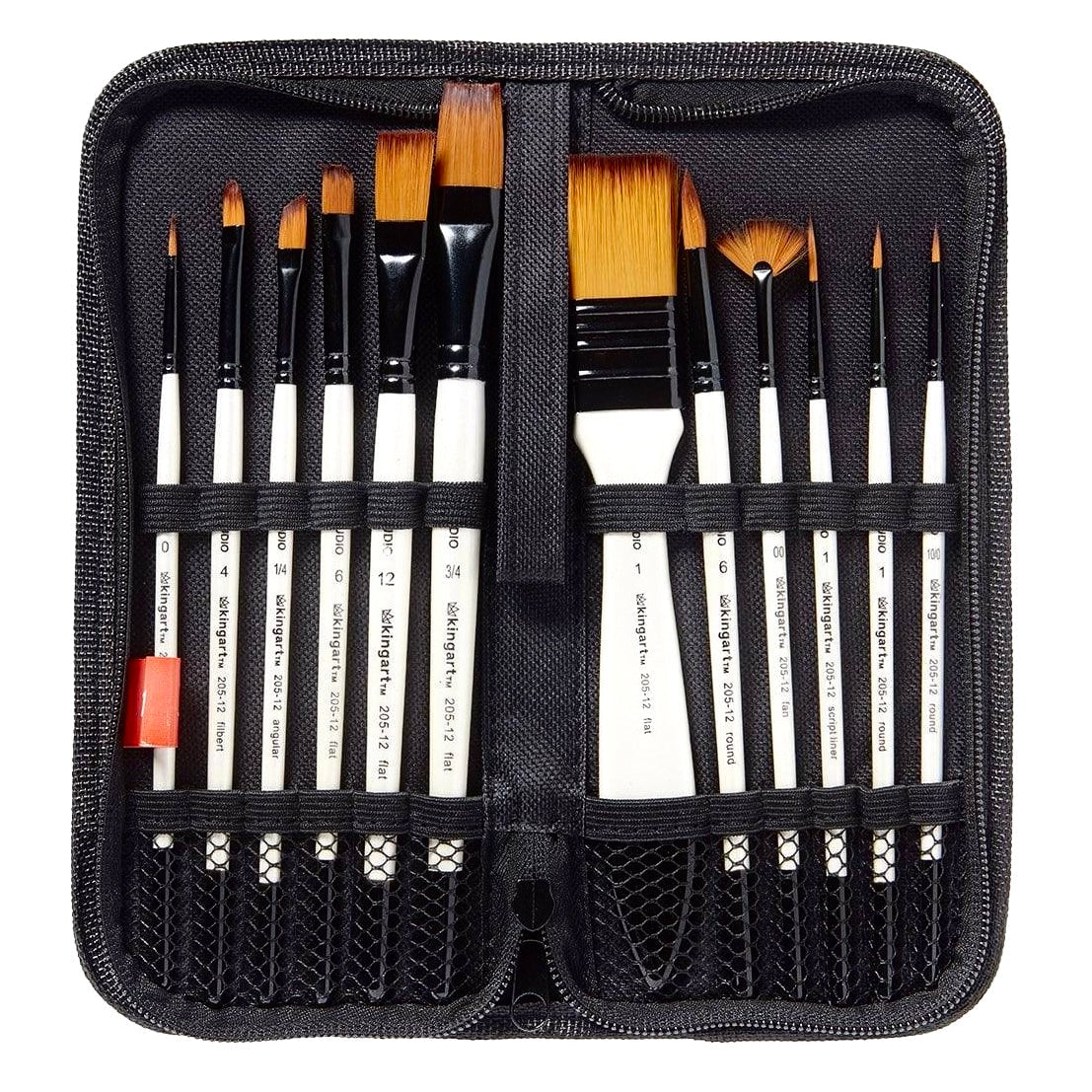 Studio Gold Nylon Brush Set 12-Piece