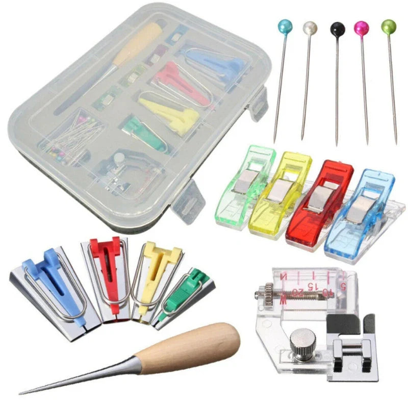 16-Piece Electric Sewing Bias Tape Kit