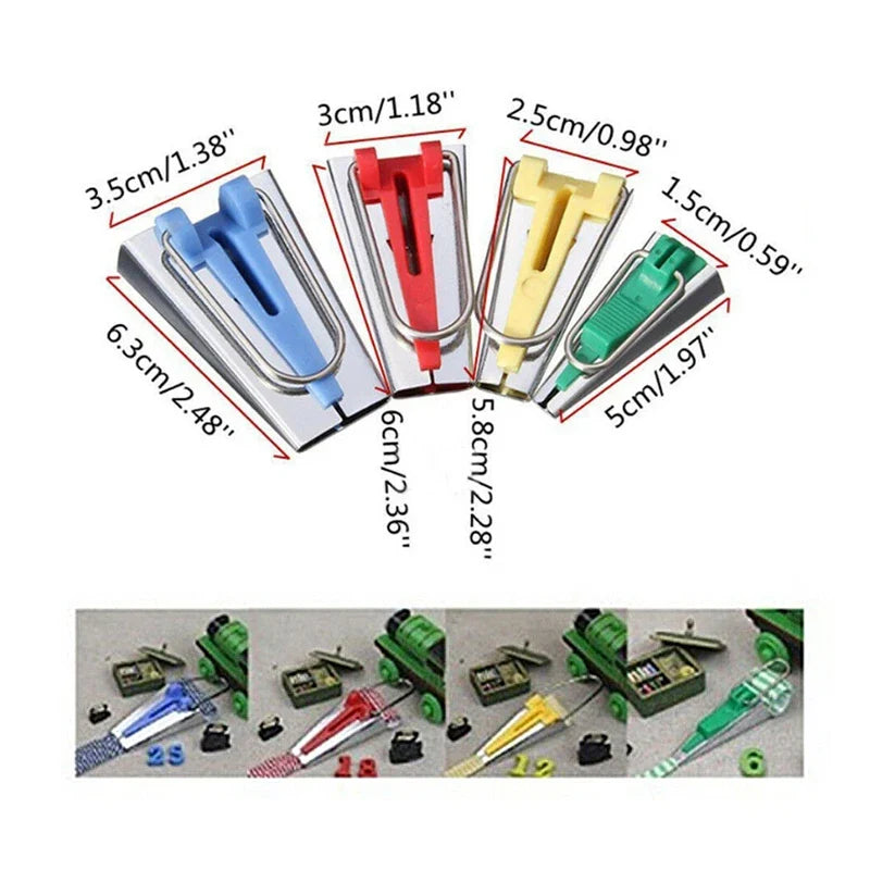 16-Piece Electric Sewing Bias Tape Kit
