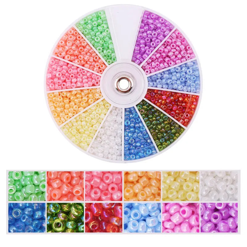 2000-Piece Glass Seed Beads Jewelry Set