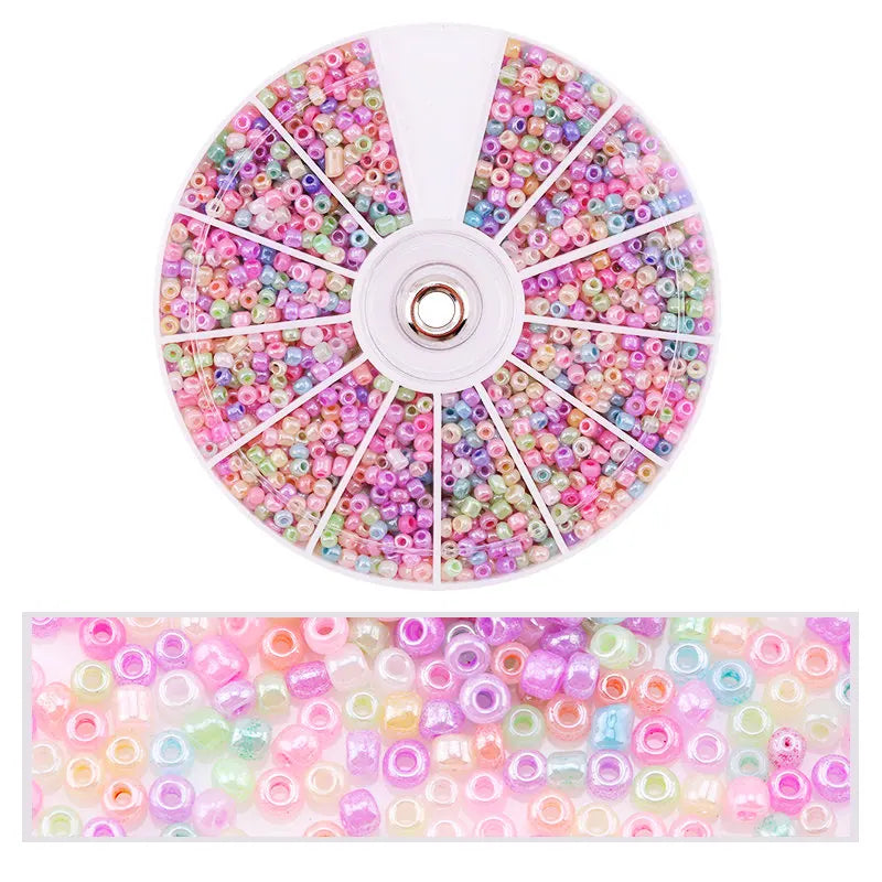 2000-Piece Glass Seed Beads Jewelry Set