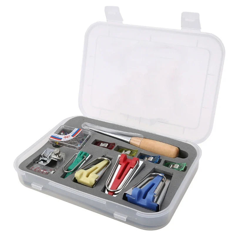 16-Piece Electric Sewing Bias Tape Kit