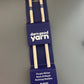 Purple Glitter Resin & Maple Knitting Needles