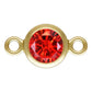 14K Gold Filled 4mm Birthstone Connectors