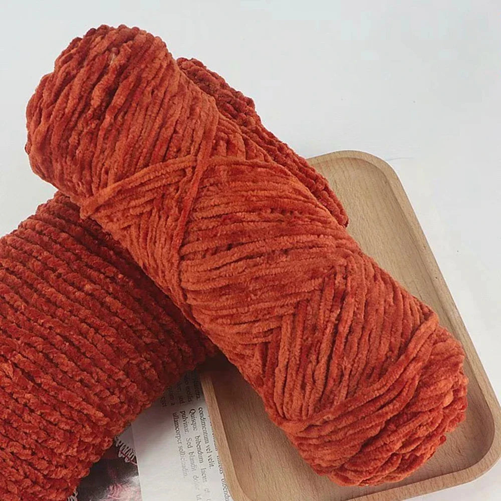 95g Chenille Soft Velvet Yarn