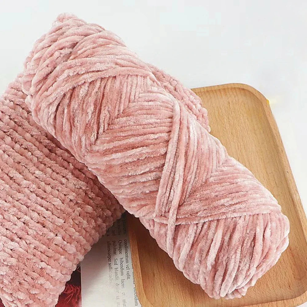 95g Chenille Soft Velvet Yarn