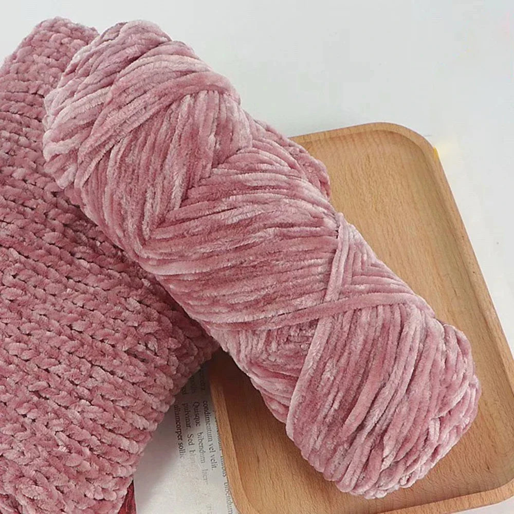 95g Chenille Soft Velvet Yarn