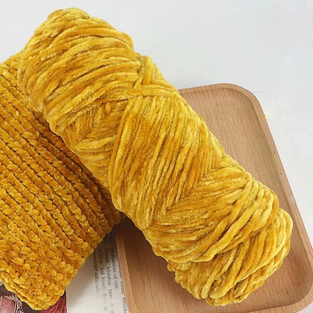 95g Chenille Soft Velvet Yarn
