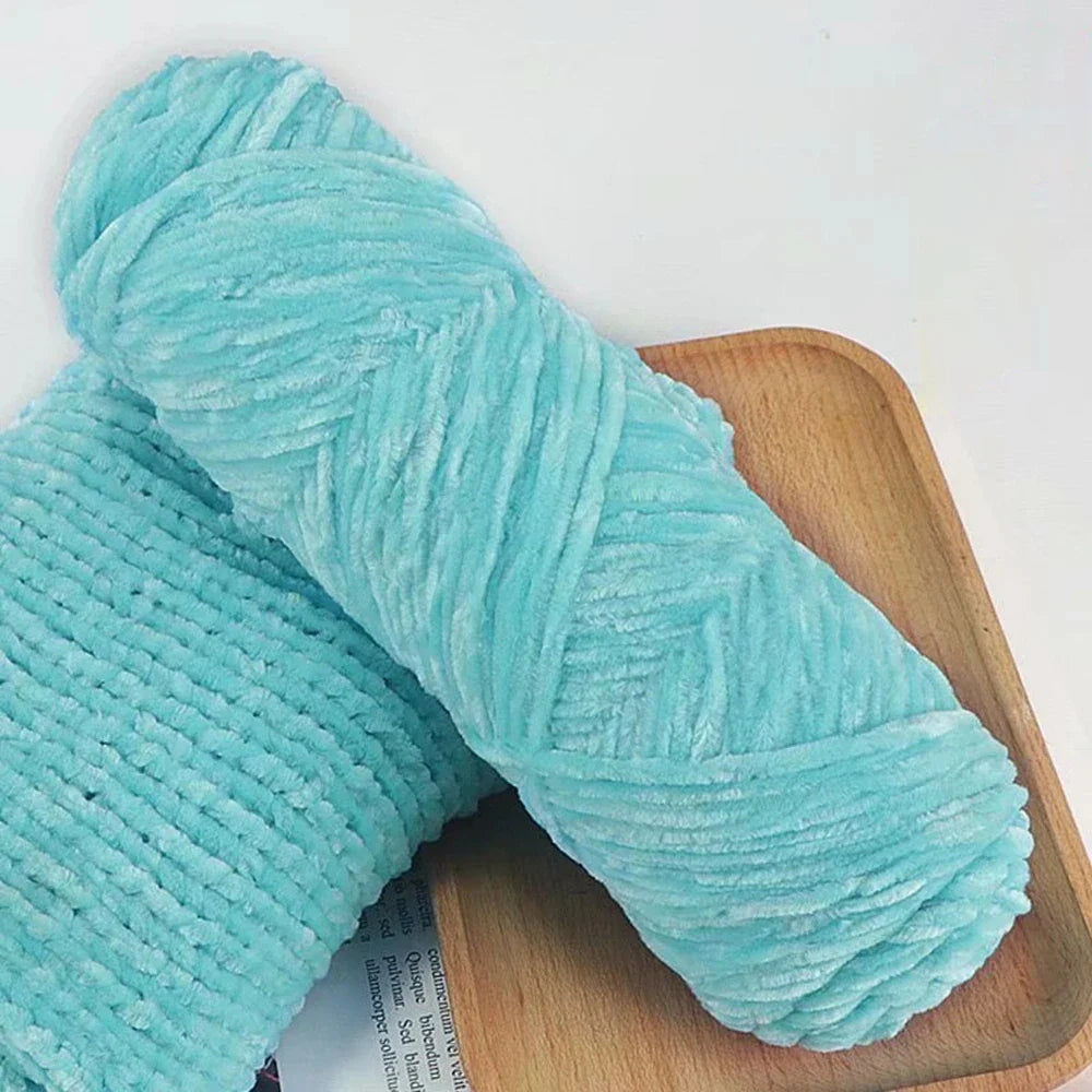 95g Chenille Soft Velvet Yarn