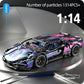 1280-Piece Technical Racing Sports Car Building Set