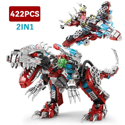 2-in-1 Jurassic Indominus Rex Building Blocks Set