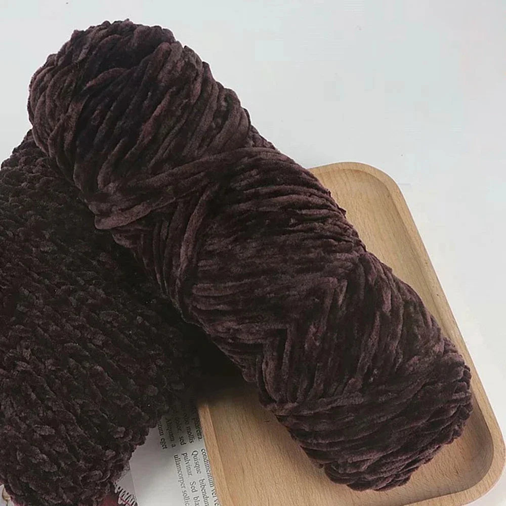 95g Chenille Soft Velvet Yarn