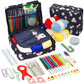 Beginner Crochet Kit with Yarn & Hooks