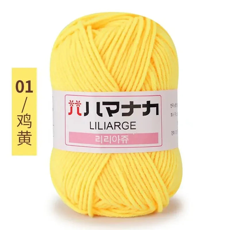 Soft Cotton Velvet Baby Knitting Yarn