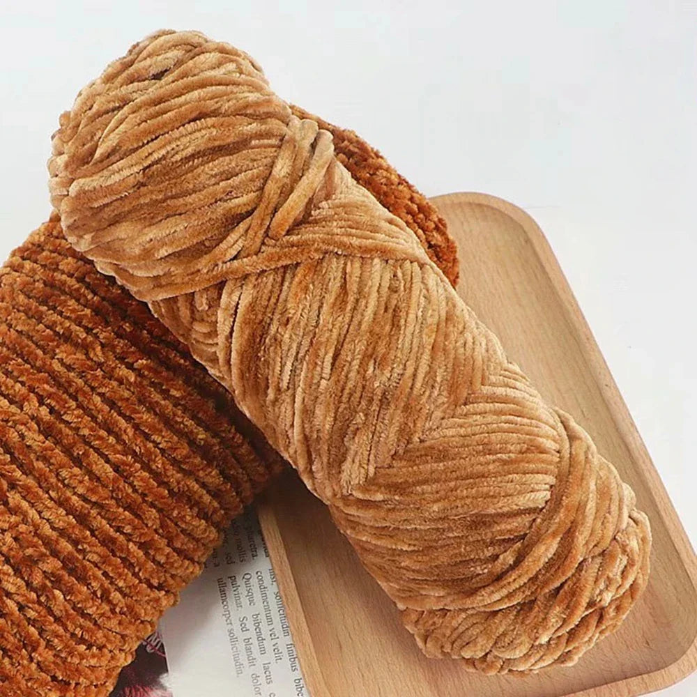 95g Chenille Soft Velvet Yarn