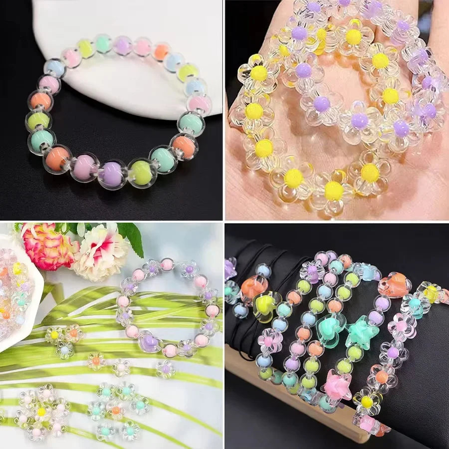 174-Piece Acrylic Beads Jewelry Making Kit