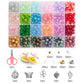 28-Color Glass Beads Bracelet Making Kit