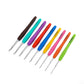 Ergonomic Colorful Rubber Handle Crochet Hook