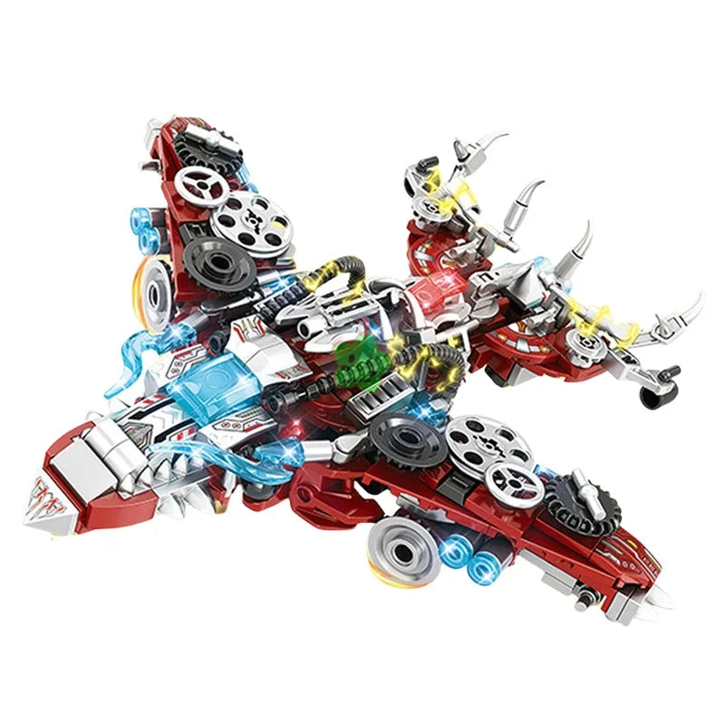 2-in-1 Jurassic Indominus Rex Building Blocks Set