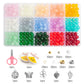 28-Color Glass Beads Bracelet Making Kit
