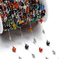 Mixed Stainless Steel Stone Bead Jewelry Chain