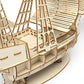 3D Wooden Sailboat Puzzle Assembly Model