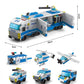 6-in-1 Police & Construction Vehicle Building Blocks Set