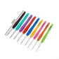 Ergonomic Colorful Rubber Handle Crochet Hook