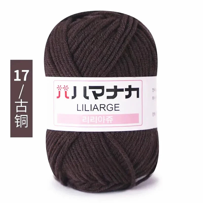 Soft Cotton Velvet Baby Knitting Yarn